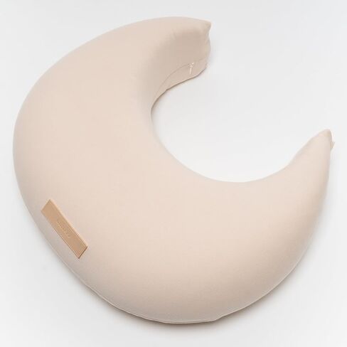 Natural Breastfeeding Pillow, Nursing and Posture Support, Plant Based Cushion with Organic Cotton Removable Cover (Natural) in Kuwait
