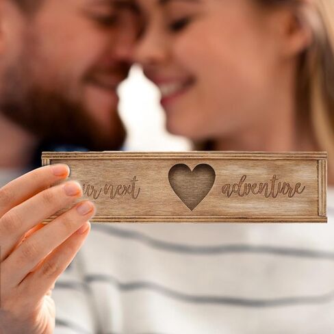 Pregnancy Test Keepsake Box with Paper Shred Filler Wooden Pregnancy Announcement Gifts Box for Early Detection Pregnancy Test Home Pregnancy Test HCG Test Baby Memory Souvenir Collection in Kuwait