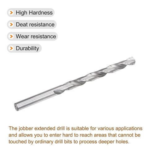 Generic 15mm Twist Drill Bits, High-Speed Steel Straight Shank Extra Long Drill Bit 250mm Length for Wood Plastic Aluminum in Kuwait