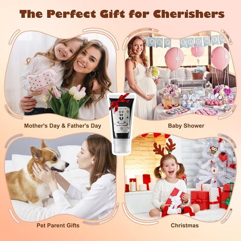 Baby Hand and Footprint Pet Paw Friendly Ink Paint, Black, Non-Toxic Acid-Free, Safe Washable Ink Paint for Newborn Keepsake Dog Cat DIY Christmas Gift for New Moms, 2.54 fl oz in Kuwait