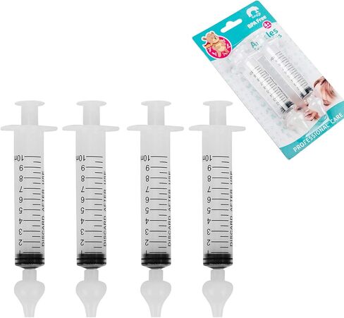 Gegong Professional Baby Nasal Irrigator Portable Infant Nose Cleaner Rinsing Device Fast All Natural Relief-Nasal Irrigation/Nasal Spray/Nasal Hygiene (4 Pieces) in Kuwait