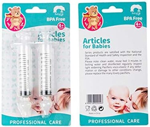 Gegong Professional Baby Nasal Irrigator Portable Infant Nose Cleaner Rinsing Device Fast All Natural Relief-Nasal Irrigation/Nasal Spray/Nasal Hygiene (4 Pieces) in Kuwait