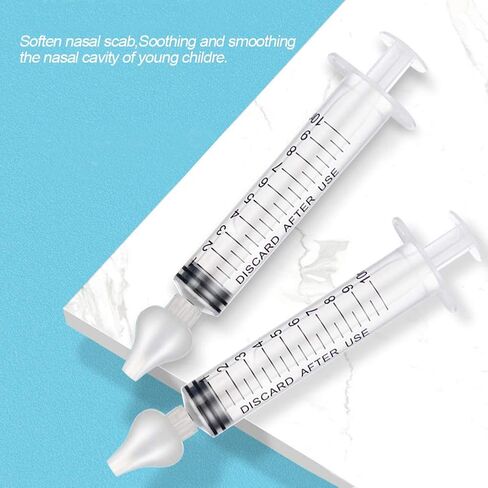 Gegong Professional Baby Nasal Irrigator Portable Infant Nose Cleaner Rinsing Device Fast All Natural Relief-Nasal Irrigation/Nasal Spray/Nasal Hygiene (4 Pieces) in Kuwait