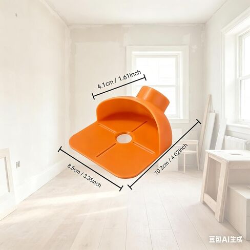 Drill Dust Collector Wall Dust Catcher Tool No Drill Installation Dust Collector for Drilling Clean Wall Home Repair Tool(Orange) in Kuwait
