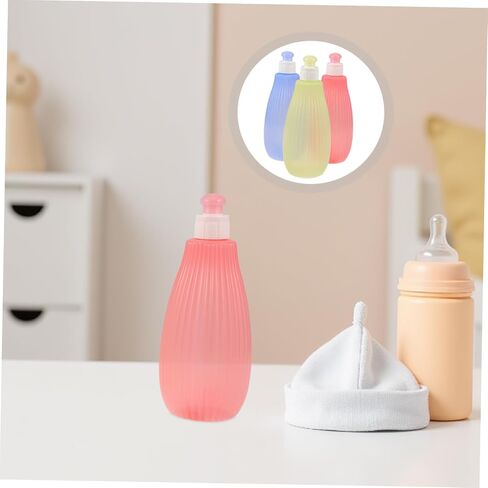 Yardwe 3pcs Perineal Wash Bottles 350ml Plastic Squeeze Bottles for Postpartum Care Portable Travel Bidet for Newborn Hygiene and Maternity Essential in Kuwait