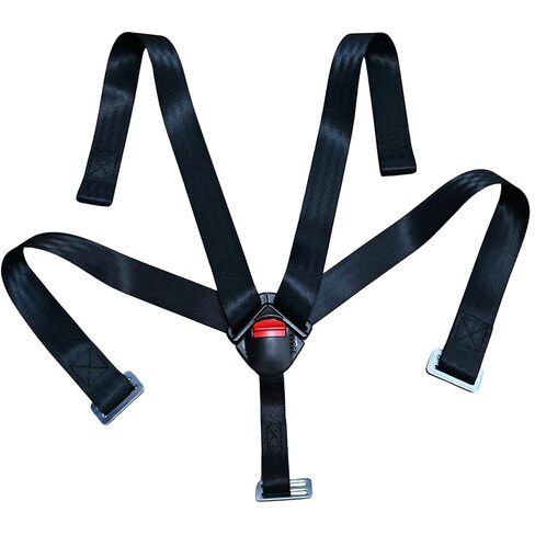 Universal Baby Highchair Stroller Pushchair 5pt 5 Point Harness with Locking Buckle, Baby Seat Chest Harness Clip Buckle with Harness Straps Width 38mm/1.5in in Kuwait