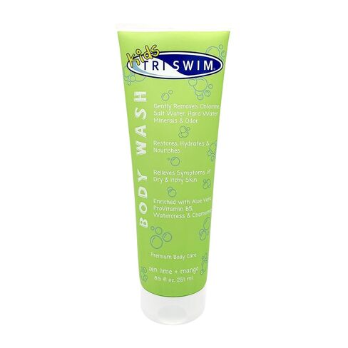 TRISWIM Kids SWIM SUDS NATURAL, TEAR-FREE, 2-in-1 Shampoo & Body Wash | Formulated For Babies & Up | Removes Green Tint, Chlorine & Odors | Ensuring a Delightful Post-Swim Routine | Watermelon Scent in Kuwait