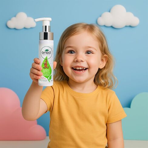 ONEA Baby Top to Toe Wash - Tear-Free Baby Shampoo and Body Wash for Sensitive Skin - Hydrating and Gentle Bath Infused with Kakadu Plum - 6.8 oz in Kuwait