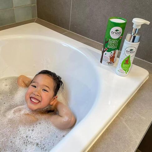 ONEA Baby Top to Toe Wash - Tear-Free Baby Shampoo and Body Wash for Sensitive Skin - Hydrating and Gentle Bath Infused with Kakadu Plum - 6.8 oz in Kuwait