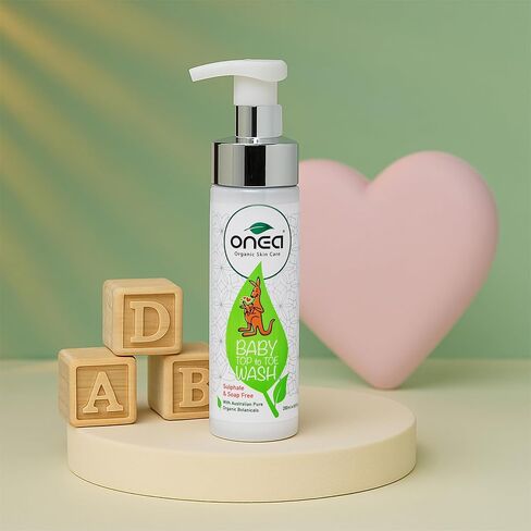ONEA Baby Top to Toe Wash - Tear-Free Baby Shampoo and Body Wash for Sensitive Skin - Hydrating and Gentle Bath Infused with Kakadu Plum - 6.8 oz in Kuwait