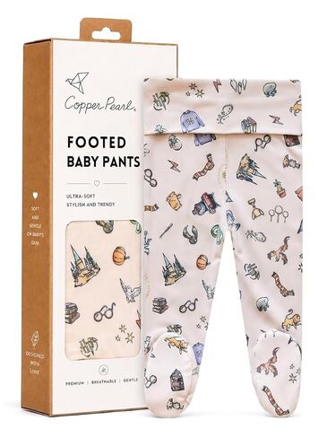 Footed Baby Pants "Gemma in Tan" by Copper Pearl in Kuwait