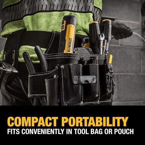 DEWALT Cordless Screwdriver, 4V USB Rechargeable Electric Screwdriver with 12 pcs Screwdriver Bit Set, LED Light, FLEXDRIVE Control, Compact, Ergonomic (DWHT66719) in Kuwait