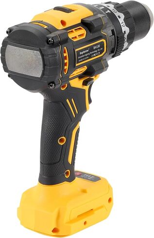 Brushless Hammer Drill for DEWALT 20V Battery, 1416In-lbs Torque 1/2-Inch | Tool Only, No Battery or Charger; Gyroscope Anti-Twist; 21+1 Clutch; 0-2000 RPM; All-Metal Chuck; LED Work Light in Kuwait