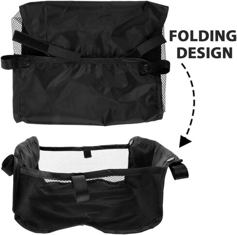 BESTonZON Umbrella Stroller Storage Basket Under Seat Mesh Net Bag Attachment, Pushchair Organizer Caddy for Diapers & Shopping in Kuwait