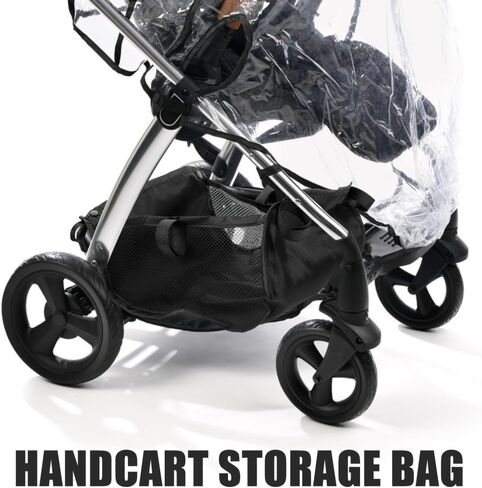 BESTonZON Umbrella Stroller Storage Basket Under Seat Mesh Net Bag Attachment, Pushchair Organizer Caddy for Diapers & Shopping in Kuwait