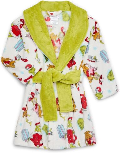 Grinch who Stole Christmas Toddler Christmas Boys or Girls Robe, Size 12M-5T in Kuwait