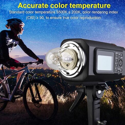 banapoy Replacement Flash Tube for AD600, 600W Strobe Light, with 5500K Color Temperature, CRI90, for Studio and Outdoor Photography in Kuwait