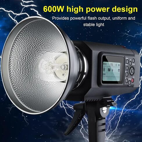 banapoy Replacement Flash Tube for AD600, 600W Strobe Light, with 5500K Color Temperature, CRI90, for Studio and Outdoor Photography in Kuwait