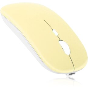 UrbanX 2.4GHz & Bluetooth Mouse, Rechargeable Wireless Mouse for Fire HD 10 Tablet Bluetooth Wireless Mouse for Laptop/PC/Mac/Computer/Tablet/Android RGB LED Lavender Purple
