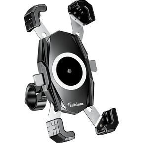 دراجة نارية الهاتف جبل المقود حامل هاتف الدراجة ل 4.7-6.9 هاتف محمول سبائك الألومنيوم قاعدة تثبيت عقد سريع Shuriken من اليابان in Kuwait