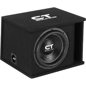 CT Sounds Single 12" 1300W Loaded Tropo Series Ported Car Subwoofer Box - TROPO-1X12D2