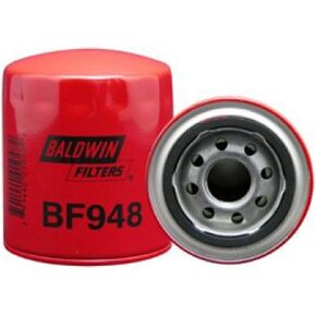 Baldwin Filters Fuel Filter, 4-3/8 x 3-25/32 x 4-3/8 In