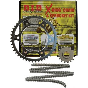 D.I.D (DKH-010) 520VX2 Steel Chain and 14 Front/38 Rear Tooth Sprocket Kit