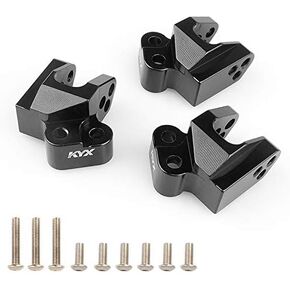 KYX Racing Aluminum Tie Rod Linkage Skid Plate Link Mounts Upgrades Parts for RC Crawler Car Axial SCX10 III AXI03007 SCX10.3