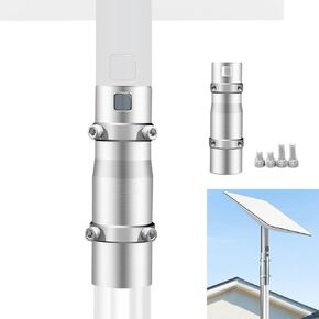 Starlink Pipe Adapter, Starlink pole mount, Available for Starlink V2 pipe adaptor, TV Masts and Satellite Masts are Installed, Suitable for Pipe Diameters1.5 Inches and Starlink connections