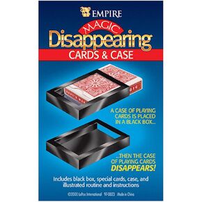Loftus International Empire Magic Disappearing Cards & Case Novelty Item