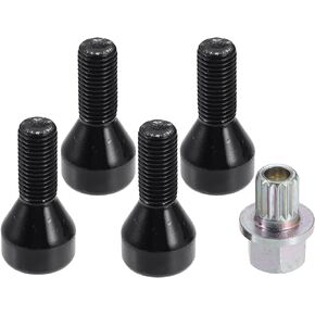Hihaha No.36136786419 Wheel Lock Set Lug Nuts Bolts for BMW 528i 1978-1987 for BMW Z4 2003-2008 / Inner/Durable Metal / 1 Set