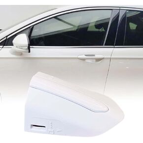 NPSNGSJY DS7Z-54218A15-DC الأمامي الخارجي مقبض باب السائق قفل غطاء غطاء الحافة متوافق مع Fusion 2013-2020 Edge 2015-2021 الجانب الأيسر ثقب المفتاح تقليم استبدال الأبيض in Kuwait