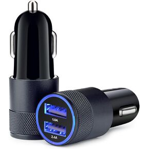 Car Charger,Sicodo 3.4A 2 Pack USB Smart Port Charger Compatible with iPhone 15 14 13 12 11 SE X 8 Pro, Pro Max, Plus, Samsung Galaxy S24 S23 S22 S21 S10 Plus S9 Note 20 10+, LG, Pixel, iPad Pro