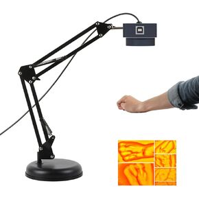 Infrared Vein Finder for Iv Access, Adjustable Venous Image with Vascular Enlargement, Portable Vascular Vein Viewer Light for Children Adult Elderly, Medical Vein Image Display Instrument