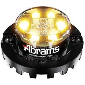 Abrams Blaster Emergency Vehicle LED Hideaway/Surface Mount Strobe Warning Light - Blue/White