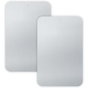 2-Pack White Metal Sign Blanks, 18"x 12" .04" Rust Free Aluminum, Reflective, UV Protected and Weatherproof