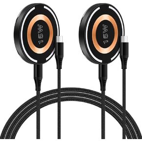 حامل شاحن لاسلكي Google Pixel 8a بقدرة 15 وات لهاتف Pixel 8 Pro 7a 7 Pro وSamsung Galaxy S24 Ultra S24+ S23 FE S22 S21 S20، لوحة شحن لاسلكية مغناطيسية MagSafe لهاتف iPhone 15/14/13/12 Pro Max/Pro/Plus/SE in Kuwait