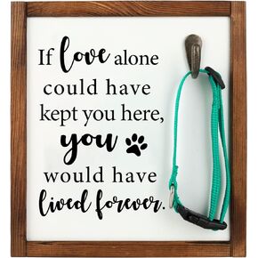 هدايا تذكارية للكلاب من Airrioal - إطار طوق الكلب، هدايا إطار تذكاري للحيوانات الأليفة لفقدان هدية تعاطف الكلاب، علامة هدايا لفقدان الحيوانات الأليفة، في ذكرى ذكرى فجيعة الكلب، هدايا للقطط، 8.5 بوصة × 9.25 بوصة in Kuwait