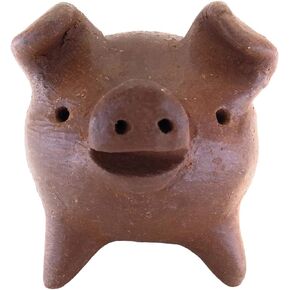 THE JOY TREE Chanchito 3 Legged Pig - Good Luck Token of Abundance and Happiness, Small 2 x 2 x 2