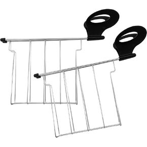 Sandwich Cage for Toaster, 2 Sandwich Racks for 2 Slice Toaster, Stainless Steel Toaster Accessories