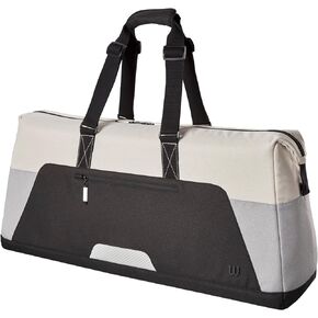 WILSON Lifestyle Tennis Racket Bag - Grey/Blue, Holds up to 4 Rackets