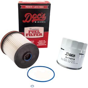 DOC'S DIESEL 6.6L Duramax Filter Set Set 2020-2023 | Replaces TP1015 PF26 | OEM Grade Fuel/Oil Filter
