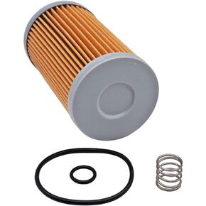 15521-43160 Fuel Filter with O-ring & Spring Replacement for Kubota L235 L2550 L3750 M4700 M4700DT M4900 V1502 Engine V1903 Engine