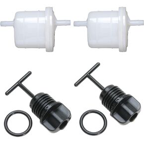 Fuel Filter Drain Plug and O-Ring for Yamaha GP SUV VXR Pro Wave Venture Blaster Jammer Raider XL 500 III 650 700 760 800 1100 1200 1300 R Replace 6K8-24560-21-00 EU0-62282-00-00