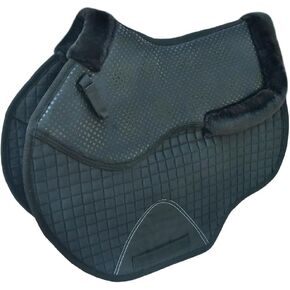 Horse Contoured English Quilted Jumping Silicone Gel Saddle Pad 72181