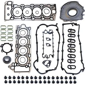 SecosAutoparts AJ133 Engine Cylinder Head Gasket Set Compatible with Jaguar XJ XF/XFR/XFR-S 2010-2016 Compatible with Land Rover LR4 Range Rover V8 2010-2020 Replace# LR105293 LR105294 AJ813952