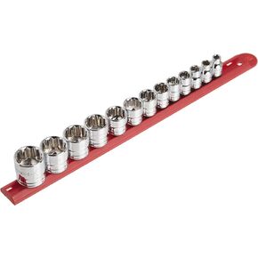 GEARWRENCH 13 Pc. 3/8" Drive 12 Pt. Standard Socket Set, SAE - 80561