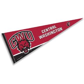 College Flags & Banners Co. Central Washington Wildcats Pennant Full Size Felt