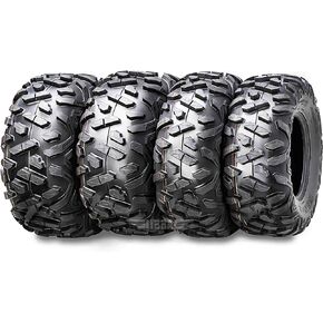 Set 4 WANDA ATV Tires 25X8X12 25X10X12 fit 14-20 Yamaha VIKING Bighorn Style