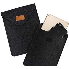 9.7-11 inch Felt Tablet Sleeve Bag Cover Pouch Case for Samsung Galaxy Tab S6 Lite/ A7 10.4/ A8 10.5/ Tab S9/ S8/ S7 11, iPad Air 5 10.9 iPad 10.2/9.7 iPad Pro 11, Fire HD 10, Fire Max 11, Surface Go